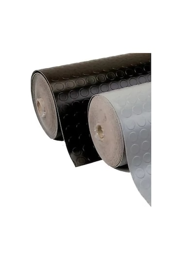 Siyah Paralı Muşamba , Zemin Örtüsü, Kaymaz Özellikli Zemin Paspası, 2x17 Metre