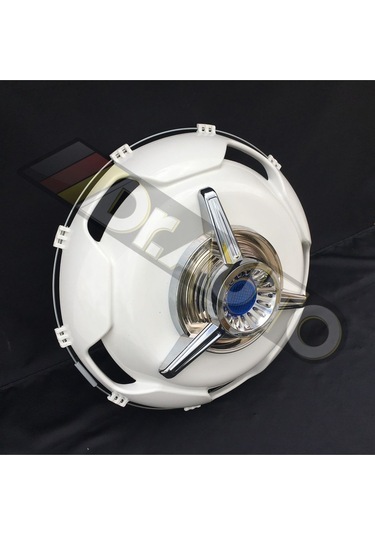 22.5 İnç Büyük Model Mavi Fırfırlı Jant Kapağı 4'lü Takım