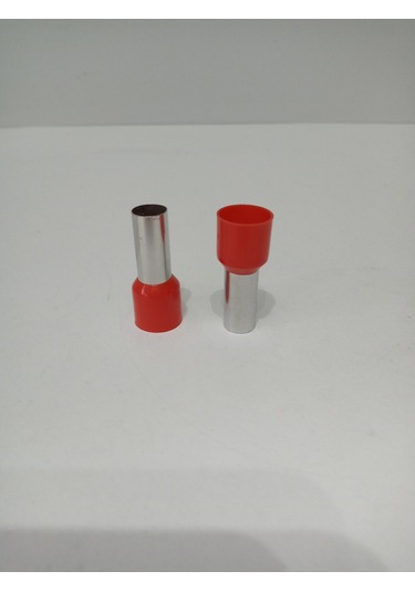 2GA Yalıtımlı Amfi Kablosu Ucu -35mm İzoleli Kablo Ucu -2 Adet