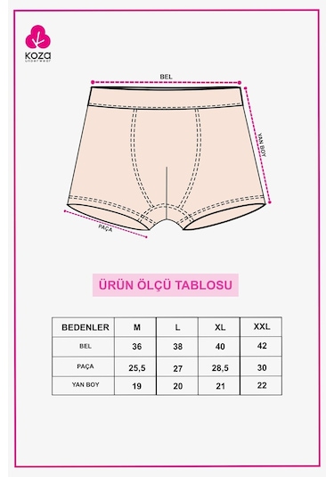 Erkek 2'li Pamuklu Likralı Lastikli Boxer 9177 Siyah