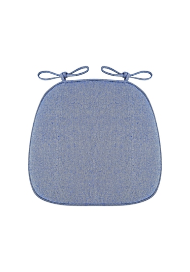 Reedark Yazlık Nefes Alıcı Keten Yastık - Poliester Dolgulu, Japon Stili, Ev Dekoru İçin Mükemmel Koltuk/sandalye Yastığı Mavi DiğER