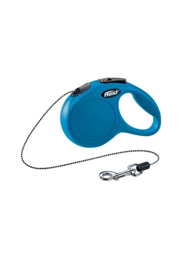 Flexi Otomatik Gezdirme Kayışı İp Mavi Xsmall 3 m