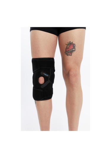 Prolife Ortopedi Patella Menteşe Destekli Dizlik Siyah