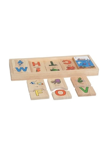 Alfabetik Puzzle Ahşap