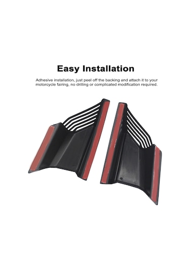Hallow-motosiklet Winglet Aerodinamik Kanat Kiti Motosiklet Lmk00061cf