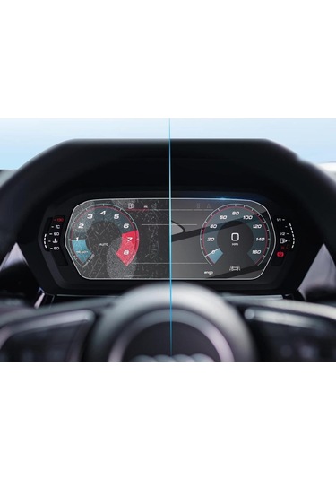 Audi S3 Mat Ekran Koruyucu 12.3 İnç Dijital Gösterge ' Sadece Ekran Koruyucu