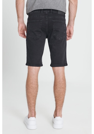 Ac&Co / Altınyıldız Classics Erkek Sıyah Slim Fit Dar Kesim Pamuklu Esnek Denim Şort Ac&Co / Altınyıldız Classics Erkek Sıyah Slim Fit Dar Kesim Pamuklu Esnek Denim Şort