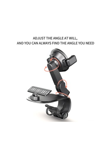 Yifomall Araç Telefon Tutucu 360 Döner - Navigasyon İçin Kolay Erişim, Tek Elle Kaldırma, Sabit Tutma Ve Gizlenebilir Park Numarası Yeşil Yeşil