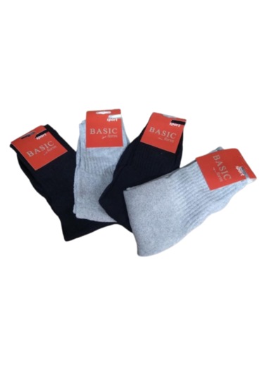 Evox Havlu Çorap 4 Adet 40-45 No