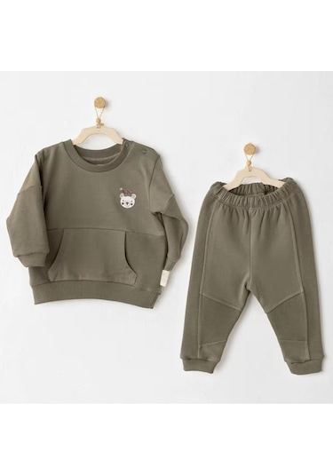 Andywawa 2'li Bebek Takım Ac26187 Yeşil