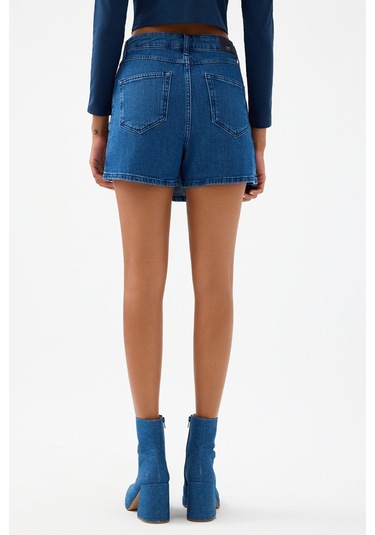 Loft Kadın Etek Mavi