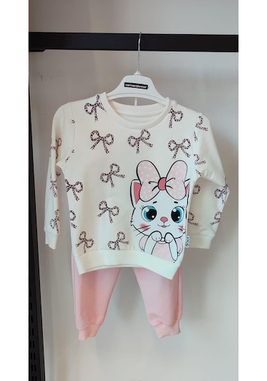 Carnaval Wear Kedili Kız Çocuk Takım Pembe