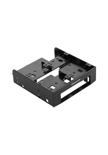 Xiyyadms Olmaster Mr-8801 5.25" Kasa Öğesi, 3 Adet 2.5" Veya 2 Adet 2.5"+1 Adet 3.5" Sabit Diski Tutabilir, 7-15mm Hdd Desteği, Hızlı Kurulum, Siyah Plastik Disk Rafı