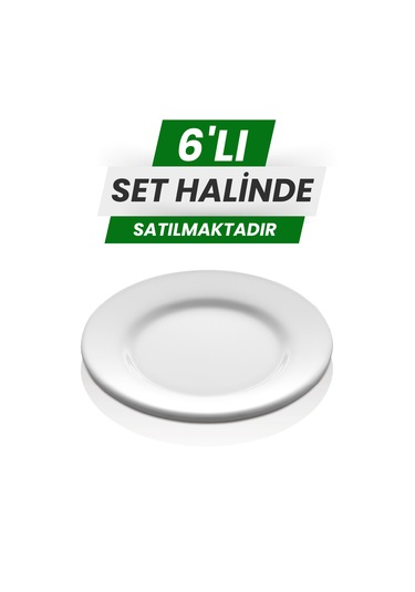 Alezy 597 Göreme Melamin Termostar Grm Servis Tabak 17 Cm Beyaz