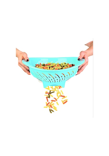Makarna Süzgeci - Akıllı Makarna Süzgeci Renkli