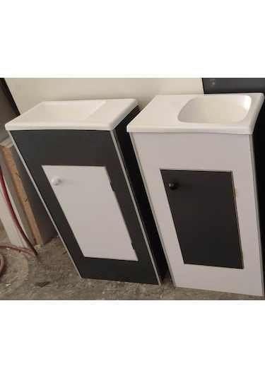 Karavanlara Özel İDATES - Eyveli Banyo Dolabı ( Evye+Dolap)