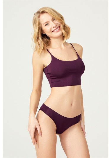 Basic İz Yapmayan Lazer Kesim Kadın Bikini Külot 7'li Paket - 2 çok Renkli Çok Renkli