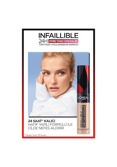 L'Oreal Paris Infaillible Tüm Yüze Uygulanabilir Kapatıcı 330 Pecan