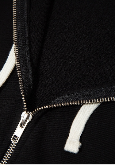 Mavi - Mavi Logo Baskılı Fermuarlı Sweatshirt 0s10557-900 Siyah