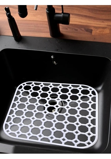 Vasilisa Krasa Mutfak Lavabosu İçin Izgara, Kare 25,5 25,5 Cm 279565526 Beyaz
