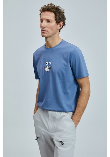 Lufian Zany Modern Grafik T- Shirt Koyu Lila Koyu Lila 111020255100890 Koyu Lila Lufian Zany Modern Grafik T- Shirt Koyu Lila Koyu Lila 111020255100890 Koyu Lila