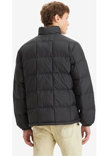 Levis Erkek Mont A8568-0000 Pıedmont Short Puffer Jet Black Siyah