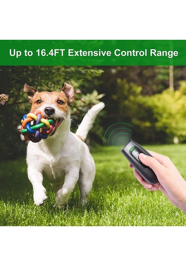 Geeksen Köpek Eğitimi Ve Havlama Kontrol Cihazı, Ultrasonlu El Tipi, 16.4ft Menzil, Pilli Pil Yok , Ul-30 Siyah