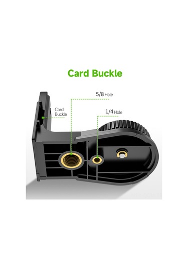 Qingmipy 360 Dönebilen Güçlü Mıknatıslı Duvar Montaj Braketi - Çoklu Hat Ölçer Uyumlu