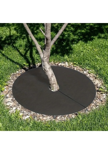 Xuweiwei 20 Adet Nefes Alabilir Ağaç Kök Koruması 42 Cm Çap Bahçe Yabani Ot Örtüsü