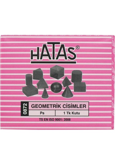 Geometrik Cisimler Kutulu Çok Renkli