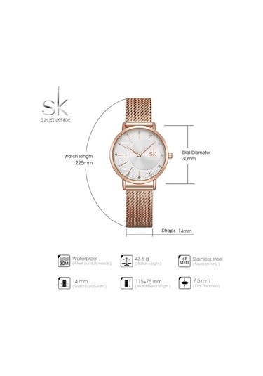 Novahub Moda Gümüş Kadranlı Kadın Kuvars Saat, Ayarlanabilir Milan Kayışı, Şık Ve Rahat Gümüş