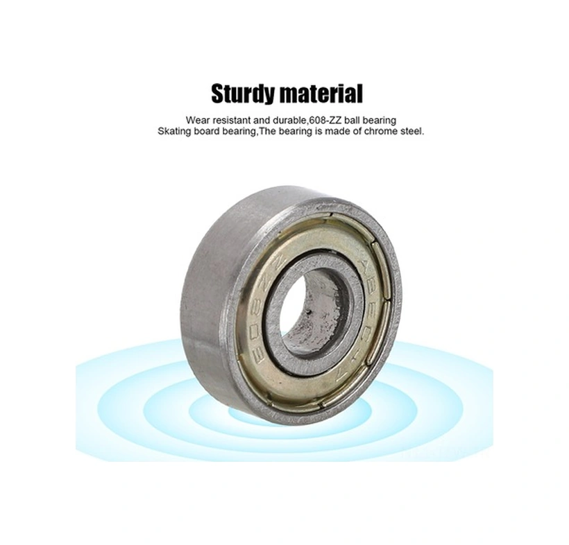 Fortunelane 10 Adet 608zz Krom Çelik Top轴承, Yağlı, 8x22x7mm, Dayanıklı Kalite