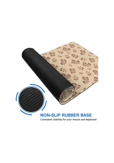 Deer Büyük Oyun Mouse Pad 31.5x15.7 Inch,kaymaz Kauçuk,masaüstü, Dizüstü Ve Kablosuz Fare İçin-a10