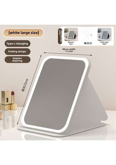 Geeroyoo Taşınabilir Led Aydınlatmalı Makyaj Aynası - Çift Katlı Çekirdekli - Usb Şarjlı - Üç Renk Işık Seçeneği - Dokunmatik Parlaklık Regülatörü - Beyaz Büyük Boy Beyaz Büyük Şarjlı Üç Renkli Işık Hd Ayna Dokunmatik Ayarlı - Doğal Işık Geeroyoo Taşınabilir Led Aydınlatmalı Makyaj Aynası - Çift Katlı Çekirdekli - Usb Şarjlı - Üç Renk Işık Seçeneği - Dokunmatik Parlaklık Regülatörü - Beyaz Büyük Boy Beyaz Büyük Şarjlı Üç Renkli Işık Hd Ayna Dokunmatik Ayarlı - Doğal Işık