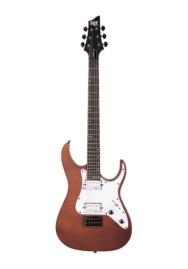 Schecter Banshee-6 Sgr Elektro Gitar Walnut Satin Beyaz Pickguard
