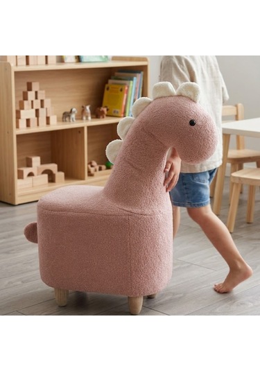 Argimo Rexy Dinozor Bebek Çocuk Odası Puf Pembe