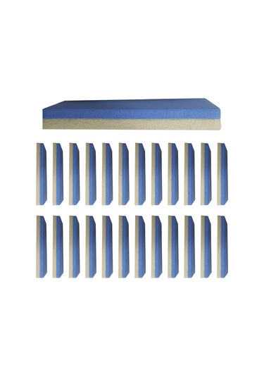 Kartuşlu Beyaz Tahta Silgisi Yedek Silme Yüzeyi- 24adet