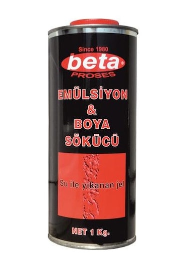 Beta Emülsiyon & Boya Sökücü Paint Stripper 1 Kg.