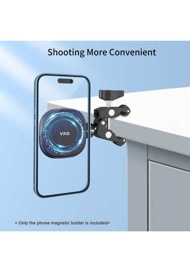 Vrig Vrig Mg-01 Taşınabilir Manyetik Telefon Montajı Telefon Siyah