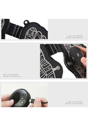 Butu Mlr-125 Mini Ayak Masaj Aleti Yaşlı Ayak Ayak Masaj Aleti Ems Taşınabilir Nabız Ev Ayak Rahatlatıcı Masaj Aleti, Şekil: Pembe Çok Renkli