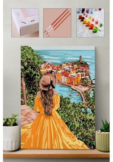 Sayılarla Boyama Seti - Uzaklara Doğru Kasnaklı