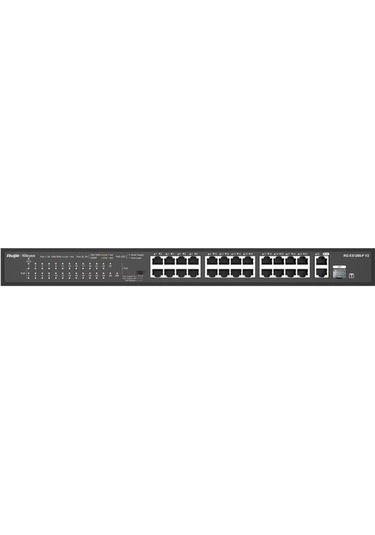 Ruijie-reyee Rg-es126s-lp 24 Port Poe+ 10-100 Mbps + 2 Port 10-100-1000 Mbps Uplink Switch-126791