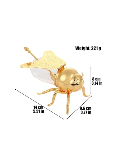 Xiaoshashanya Arı Desenli Mutfak Bal Sunum Kasesi -