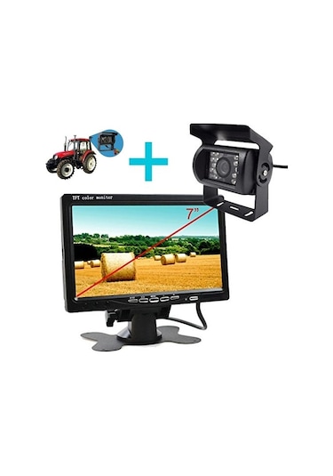 Otobüs Kamyon İş Makinesi Traktör Biçer Döver Kamera 7 Inç