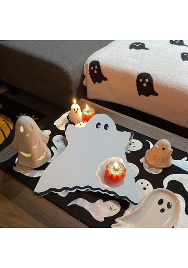 Hayalet Ghost Ahşap Supla - Amerikan Servis - Tabak Altı Çok Renkli