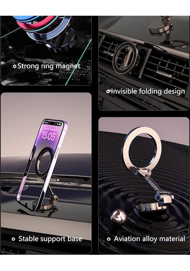 Magsafe Cep Telefonu Tutucu 360 Dönebilen Katlanır Güçlü Mıknatıs