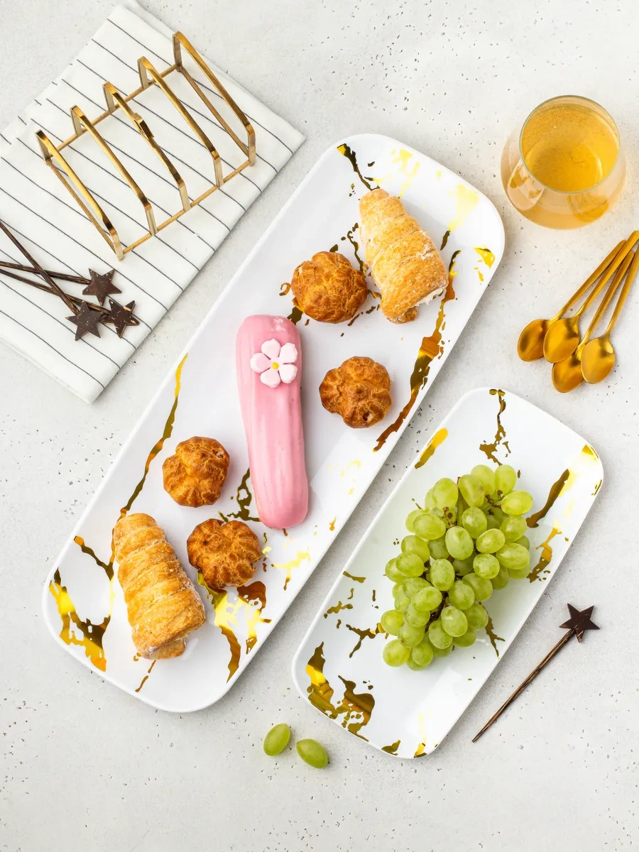 Family Co. Sunum İçin Tek Kullanımlık Plastik Tabaklar - 6 Adet. 372334294 100 adet