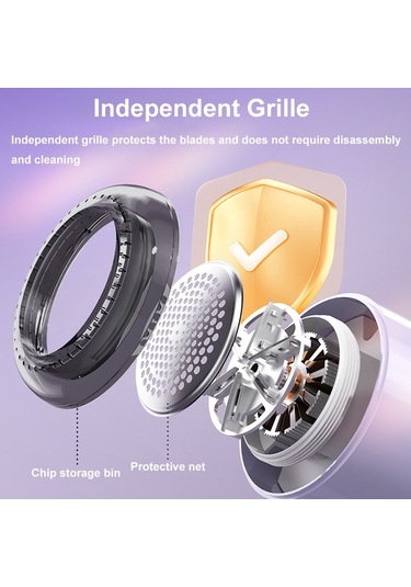 Sones Elektrikli Saç Topu Düzeltici Ev Tipi Saç Alma Topu Aleti Tıraş Makinesi, Renk: Şarjlı-mor