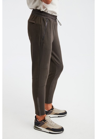 Somber Erkek Haki Düz Renk Pantolon