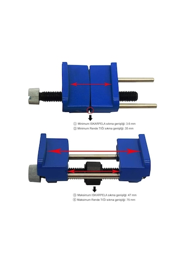 Rox Wood 6325 Manuel Iskarpela ve Rende Tığı Bileme    Kılavuzu